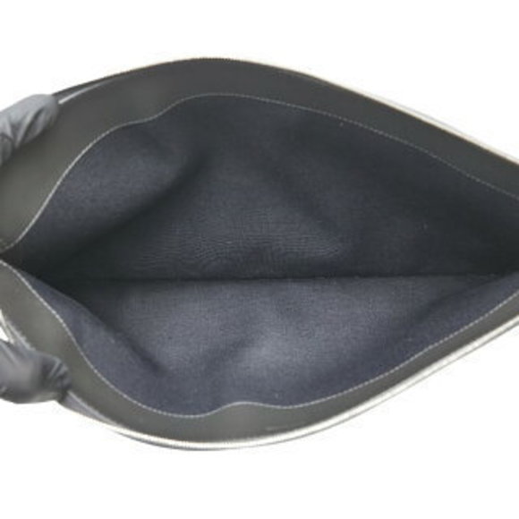 Celine clutch bag document holder black leather - Picture 4 of 8